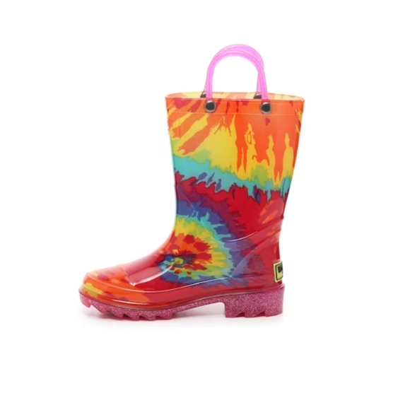 NIB Kids Tie Dye Rainboot Multicolor Western Chief Toddler Size 7 - Picture 4 of 15